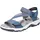 Riemchensandale Damen Blau 36