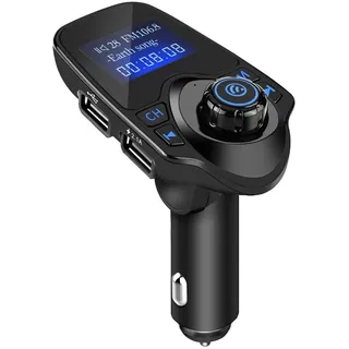 Yctze T11 Bluetooth-Freisprecheinrichtung, MP3-Player, FM-Transmitter, USB-Ladegerät Auto Ladegerät Zigarettenanzünder Auto Bluetooth FM Sender