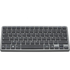 Bluestork - Kabellose Bluetooth-Tastatur, Mini-Tastatur, französische Azerty-Tastatur, leicht, leise, Bluetooth-Tastatur 90 Stunden Akkulaufzeit, wiederaufladbar USB C, 14 Multimedia-Kurzkürzel –