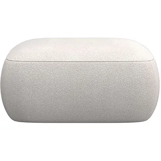 flexlux »Torino, rund, bodennah, Sitzhocker, Polsterhocker« Modernes, organisches Hocker-Design, Kaltschaum, Wellenunterfederung