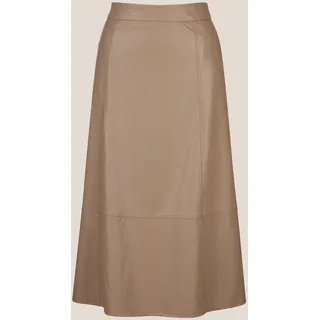 MADELEINE Midirock »Rock Schwungvoller Rock im Leder-Look«