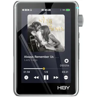 HiBy R3 II 2025 Hi-Res Audio-Player – Dual-DAC-Chips, MQA-Dekodierung, Qobuz/Tidal-Player mit Bluetooth 5.1, 3,5 mm SE/4,4 mm BAL-Ports, bis zu 2 TB erweiterbarer Speicher