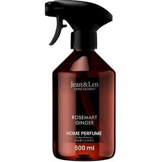 Jean&Len Jean & Len Home Perfume Rosemary & Ginger, Raumduft mit würzig-frischer Duftnote, erfrischt mit nur einem Sprühstoß, Raumspray im minimalistischen Design, 500 ml