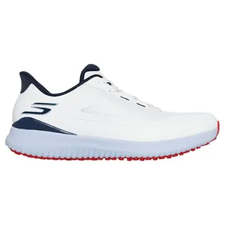 SKECHERS Damen-Golfschuhe Go Golf Flight Slip-In, Blau, Weiß und Blau - Weiß