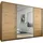 Schwebetürenschrank CORTONA 323 x 233 x 64 cm Braun
