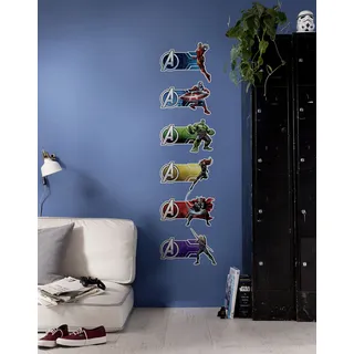 KOMAR Deko-Sticker Avengers Plates 100 x 70 cm