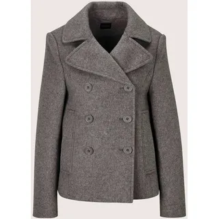 MADELEINE Kurzjacke "Caban Elegante Caban-Jacke mit Taschen" Cabanjacke, graphit, melange