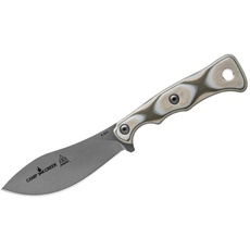 TOPS Knives Unisex – Erwachsene Camp Creek Feststehendes Messer, Khaki, 22,9 cm