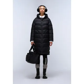 Napapijri Steppjacke NAPAPIJRI "A-EGA L W 941", Damen, Gr. XL, schwarz (schwarz beauty), Web, Obermaterial: 100% Polyamid, Jacken Steppjacke, mit Kapuze, wärmeisolierend, wasserabweisend, windabweisend