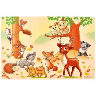 Ritzenhoff & Breker Waldtiere 30 x 45 cm bunt«, bunt,