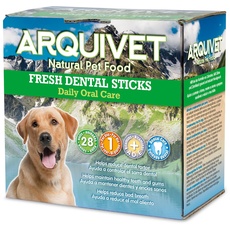 ARQUIVET Fresh Dental Sticks - 28 Stück - Dental-Snacks für Hunde - Hundeduschen und Hunde