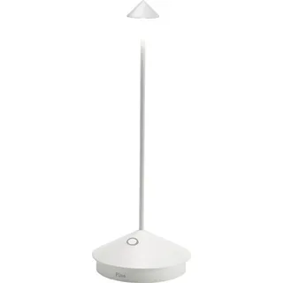 Zafferano -  Pina Pro White LED-Tischleuchte wiederaufladbar und dimmbar kabellos Zafferano 2200-2700-3000K - Weiß