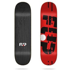 Jart Odyssey Glitch Red 8.375"x31.77" Flip Deck Skateboard, Mehrfarbig (Mehrfarbig), Einheitsgröße