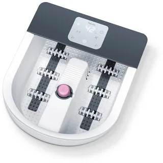 Beurer FUßBAD , Weiß , 19x46.3x40.3 cm , mit Wärmefunktion, Timer-Funktion, rutschfest , Freizeit & Co, Wellness & Gesundheit, Gesundheit