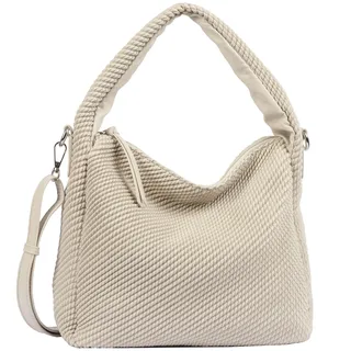 Tom Tailor Denim Nomi Damen Hobo Bag Schultertasche Mittelgroß Weiß