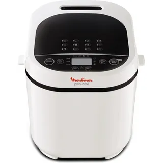 Moulinex OW2101, 1 kg, Startzeitvorwahl, Variable einstellbare Krustenbräunung, Warmhaltefunktion, 720 W, Weiß - Weiß