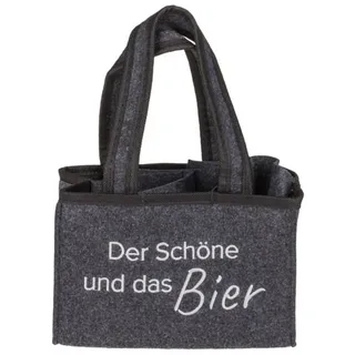 Out of the Blue Flaschentasche für 6 Flaschen Der Schöne und das Bier, 71/2652,
