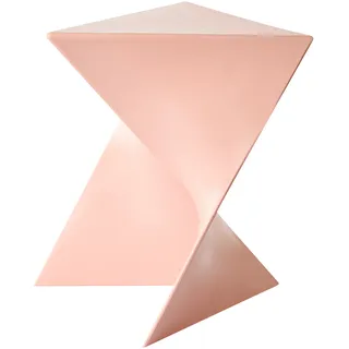 Beliani Beistelltisch Pastellrosa Pecos