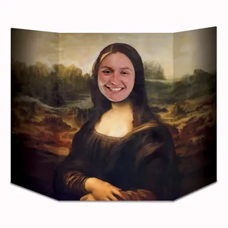 Beistle 57976 Meisterwerk-Lächeln-Foto-Stütze-Partei-Dekoration, 3-Füße 1-Zoll durch 25-Zoll