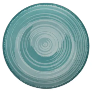 Set aus 6 Obsttellern aus Porzellan Ø 19 cm, Baita Acqua