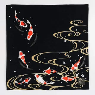 TKONE Nishikigoi Furoshiki, 48,3 x 48,3 cm, Japanische Traditionelle Verpackung, Geburtstag, Geschenk