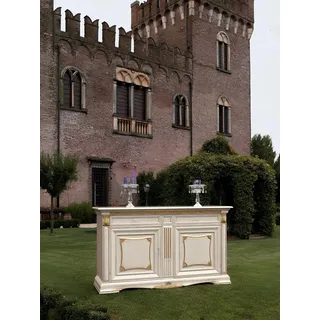 Kommode Kommoden Design Wohnzimmer Möbel Holz Neu Sideboard Lowboard Schrank Neu - Weiß