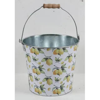 12x Pflanztopf Blumentopf Pflanzgefäß Blumengefäß PROVENCE Ø 20 x H 19cm Metall