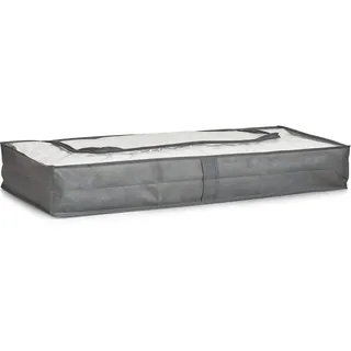 Zeller Aufbewahrungstasche Unterbett 103 x 45 x 15 cm 1-tlg. grau