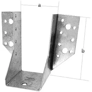 GAH Alberts Balkenschuh Typ A sendzimirverzinkt 50 x 105 mm