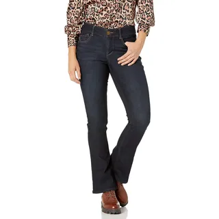 Democracy Damen Petite Ab Solution Itty Bitty Boot Jeans, Indigo/Mandala-Traum, 40 Zierlich