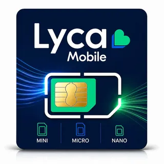Lycamobile UK 5G Sim, aktiv und sofort einsatzbereit, in Italien einsetzbar, keine monatliche Gebühr, Aufladen über recharge.com oder anhaftende Tabakhersteller