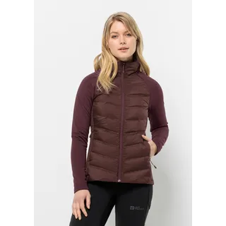 Jack Wolfskin Tasman DOWN HYBRID W dark maroon M