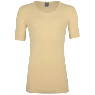 wobera Angora Herrenunterhemd mit flauschigem Rückenteil und 1/2 Arm 1 St beige Männer