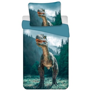 BrandMac - Adult Size - Dino Blue - Bettwäsche