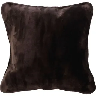 Gözze Premium Cashmere-Feeling Dekokissen 50 x 50 cm Braun