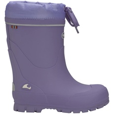 Viking Unisex Kinder Jolly Warm Rain Boot Violett, 28 EU