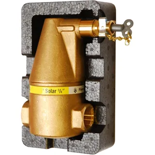 Solarbayer Luftabscheider 3/4" IG inkl. EPP Wärmeschutzisolierung Solaranlagen