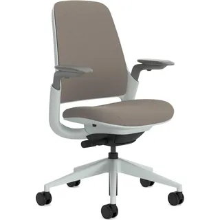 Steelcase Series 1 Ergonomischer Bürostuhl mit LiveBack Lumbalstütze und 4D-Armlehnen Trüffel