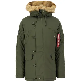 Alpha Industries Winterjacke Explorer dunkelgrün Herren,