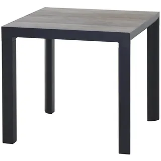 Siena Garden Gartentisch 80 x 80 x 74 cm Washed Grau