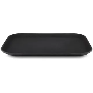 Große Rechteck tuffgrip Kellner Tablett, schwarz, 30 cm x 40 cm, 16" x 12"