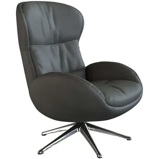 flexlux Relaxsessel Haze Leder 70 x 104 x 79 cm Grün drehbar, ergonomisch