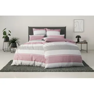 Home Affaire Bettwäsche »Yonne« 2 tlg. in frischen Farben, gestreifte Bettwäsche, ab Gr. 135x200 cm