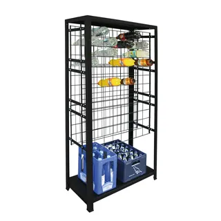 SCHULTE Regalwelt Weinregal 80 x 180 x 35 cm Schwarz