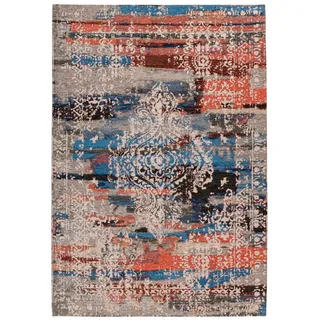 Kayoom Teppich , Multicolor, Rot , Textil , Vintage , rechteckig , 160x230 cm , pflegeleicht , Teppiche und Böden, Teppiche, Webteppiche
