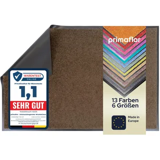 Primaflor Schmutzfangmatte Clean | 120 x 180 cm | Braun | Fußmatte, 9 mm hoch, saugstarke Polyamid Oberfläche, Cfl-s1, Türmatte für Eingang und Flur