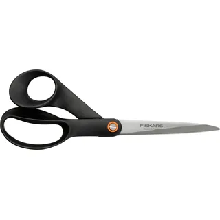 Fiskars Universalschere, Gesamtlänge: 21 cm, Qualitätsstahl/Kunststoff, Functional Form, Schwarz, 1019197
