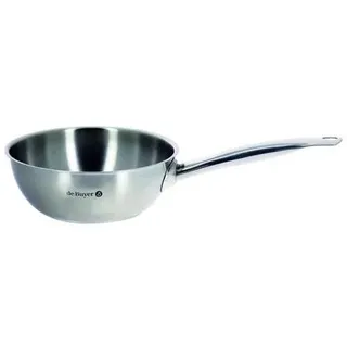 De Buyer Prim`appety 3503.28 Kasserolle, Edelstahl, 28 cm Durchmesser, Induktionsherd-geeignet