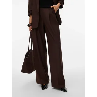 Vero Moda VM Hailey Wide Pleat Hosen Coffee Bean 38 32