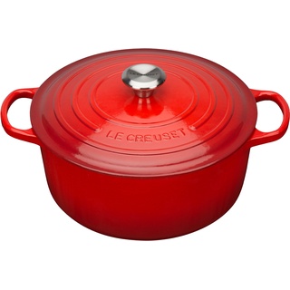 Le Creuset Signature Bräter 28 cm rund kirschrot